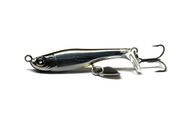 NISHINE LURE WORKS SAUGEEN 40 Ghost Chrome