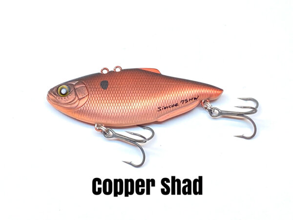NISHINE LURE WORKS Simcoe 75 Copper Shad #4
