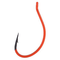 BKK DSS-Worm UV (Orange) / DropShot Wurm Einzelhaken #4