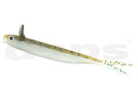 DEPS FRILLED SHAD 4.7" #114 CHAMPAGNE PEPPER NEON PEARL