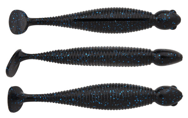 SPRO 4.75 Inch Surface Swimmer Black-Blue-Flake