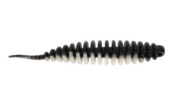TROUT MASTER WORM / 4.5cm Black and White