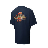BKK Short Sleeve Casual Shirt Perch Navy Blue-XXXL