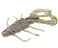10FTU Stoll Craw 3.5" / 8.9cm #2 Green Pumpkin Chartreuse