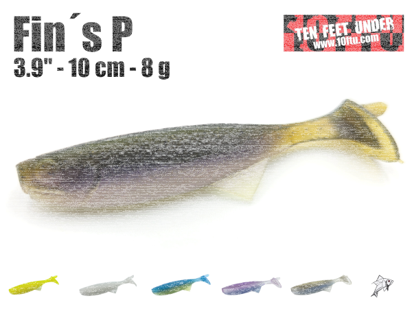 10FTU Fin´s P 3.9" / 10cm