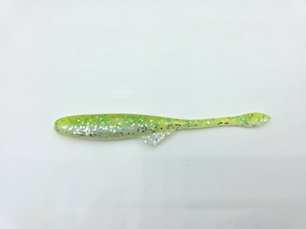 10FTU Skip Shad 4.8" | 12cm | 6 Stück-#27 Cartreuse/Silver Flake
