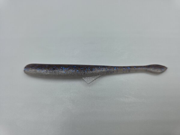10FTU Skip Shad 3.8" | 9.6cm | 8 Stück-#32 Smelt Flash