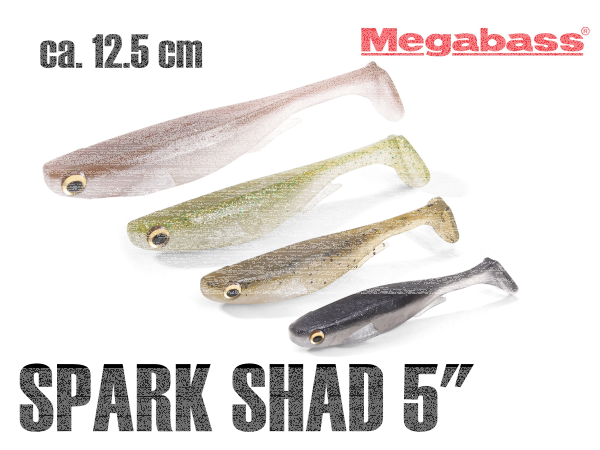 Megabass SPARK SHAD 5" / 12.5cm
