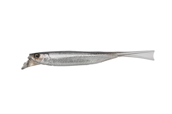 JACKALL DRIFTFRY 4.0″ / ca. 10.2cm SILVER POWDER SHAD