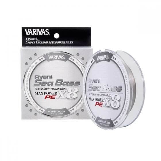 VARIVAS Sea Bass Max Power X8 Stealthgray 200M #0.8 - 16.7lb - 0.148mm - ca.7.6kg
