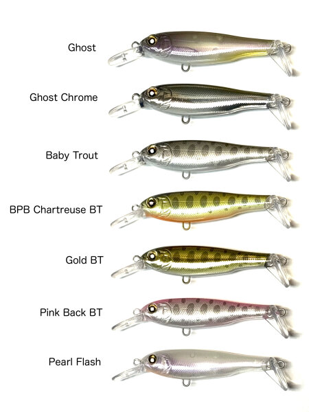 NISHINE LURE WORKS Otonabee 48mm Sinking Minnow