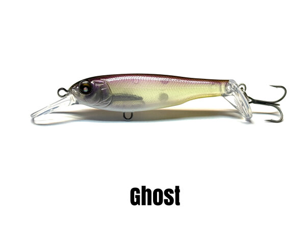 NISHINE LURE WORKS Otonabee 48mm Sinking Minnow Ghost