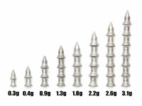 Tungsten Nail Sinker Weight 2.7gr. / 5 Stck.