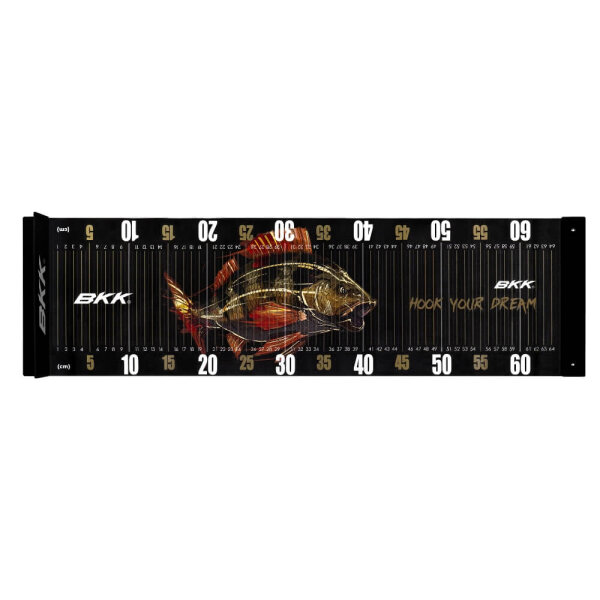 BKK Fish Measuring Tape - Fish Ruler/Scale S - Perch