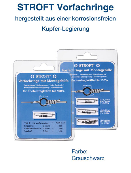 STROFT Vorfachringe | Solidring | Vorfachverbinder