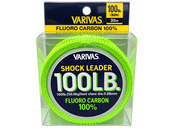 VARIVAS SHOCK LEADER FLUORO CARBON 100lb. - 0.880mm - 50kg