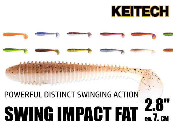 Keitech FAT Swing Impact 2.8" / 7cm