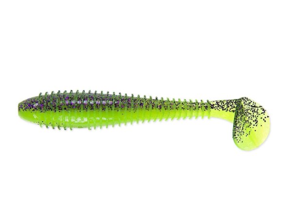 Keitech FAT Swing Impact 2.8" / 7cm Purple Chartreuse (BA-Edition)