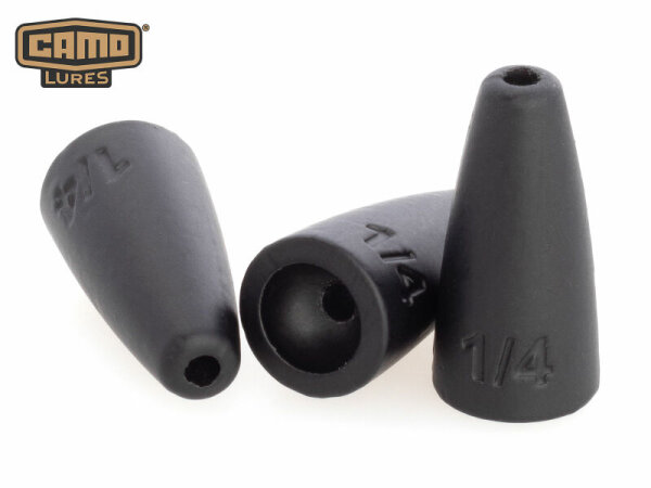 CAMO LURES Bullet Weights - BLACK 3.5g