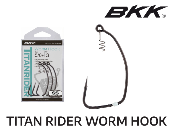 BKK Titanrider Worm Hook #2/0