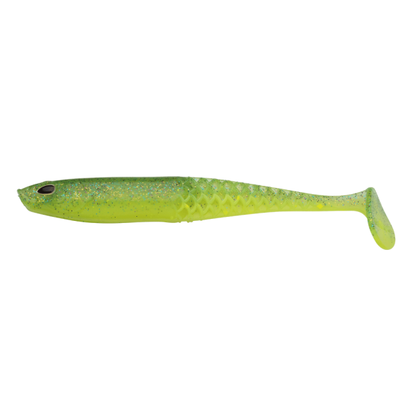BERKLEY PowerBait Cullshad Slim 7.5 cm | 8 Stück-Lime Chartreuse