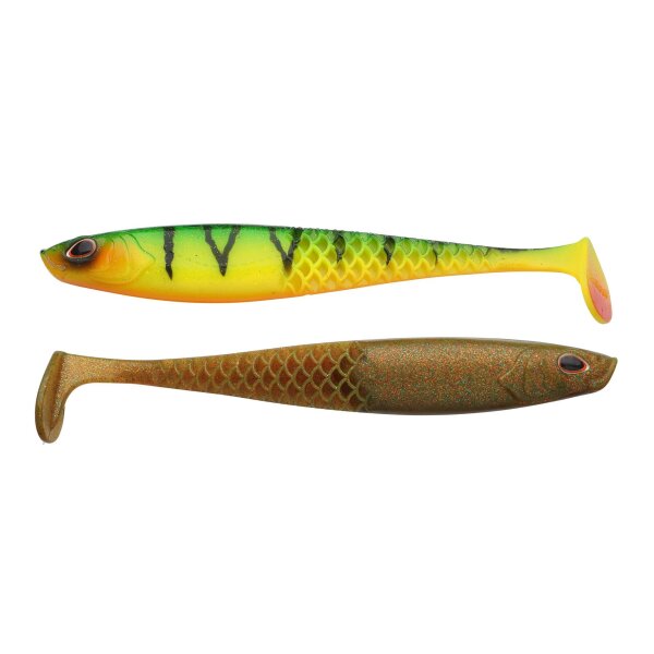 BERKLEY PowerBait Cullshad Slim 20 cm| 2 Stück-Dark Water Mix