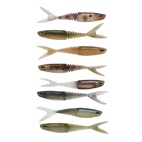 BERKLEY PowerBait Cullminnow 7.5 cm | 8 Stück-Clear Water Mix