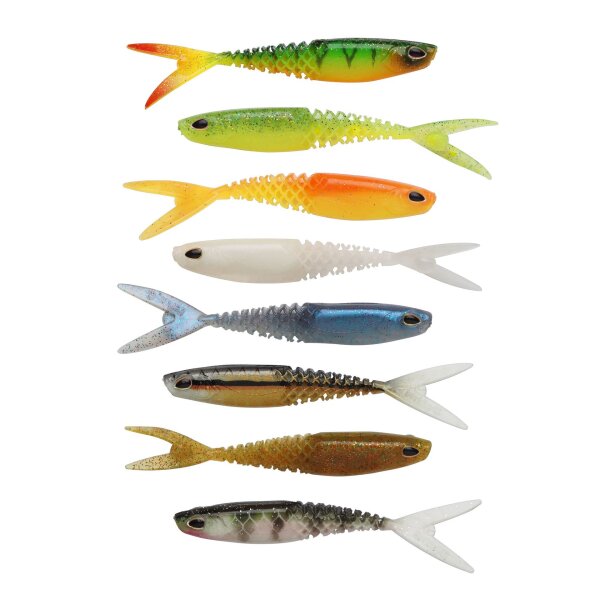 BERKLEY PowerBait Cullminnow 7.5 cm | 8 Stück-Dark Water Mix