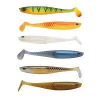 BERKLEY PowerBait Cullminnow 10 cm | 6 Stück-Dark Water Mix