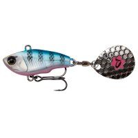 Savage Gear FAT TAIL SPIN 8cm | 24g-Blue Silver Pink