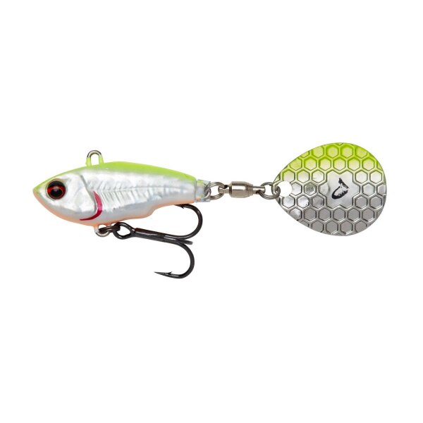 Savage Gear FAT TAIL SPIN NL 6.5cm | 12.5g-Lemon Back Flash