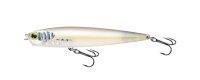 Lucky Craft Gunfish 95NF - Silver Cheek Chartreuse Shd