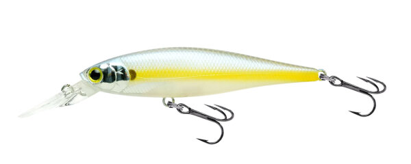 Lucky Craft Pointer 78DD - Silver Cheek Chartreuse Shd