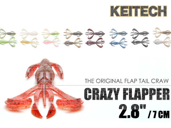 Keitech Crazy Flapper 2.8" / 7cm