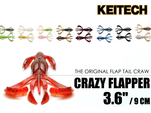 Keitech Crazy Flapper 3.6" / 9cm