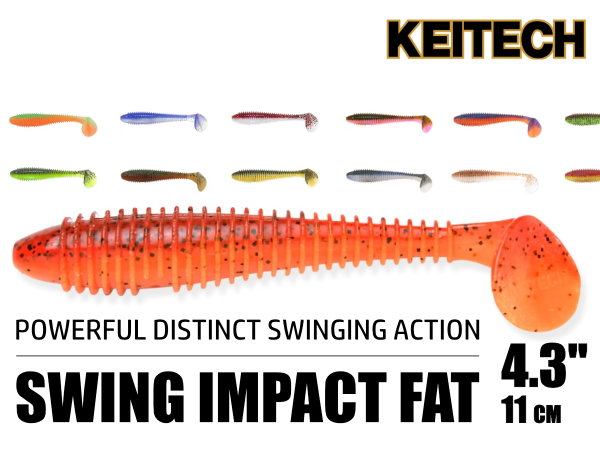 Keitech FAT Swing Impact 4.3" / 11cm
