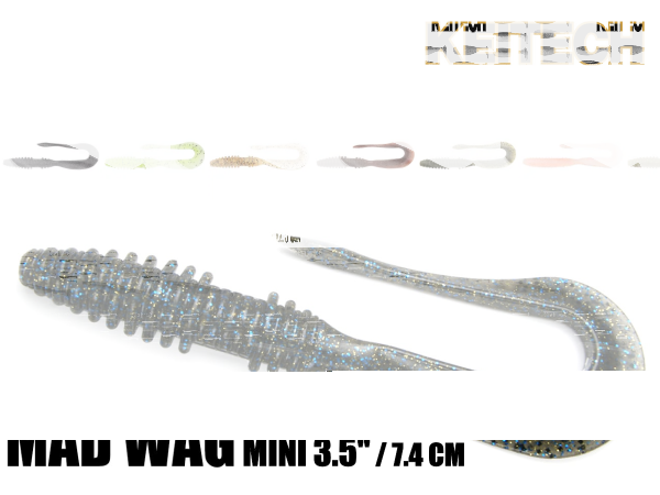 Keitech Mad Wag Mini 3.5" / 7,4cm