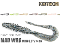 Keitech Mad Wag Mini 3.5" / 7,4cm