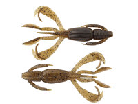 Keitech Crazy Flapper 2.8" / 7cm Green Pumpkin Gold Glow