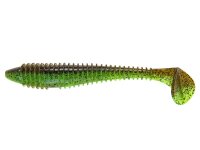Keitech FAT Swing Impact 7.8" / 20cm Green Pumpkin / Chartreuse