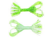 Keitech Hyper Spider 3.2" / 8cm Chartreuse Pepper Shad