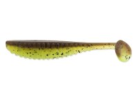 Reins S-Cape Shad 4.8" / 12 cm Green Pumpkin / Chartreuse