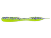 Reins RND Fat Ned Worm 3.25" / 8.5 cm Purple Chartreuse (BA-Edition)