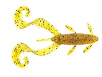 Reins G-Tail Twin Grub 3" / 7.5 cm Motoroil Pepper