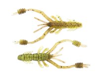 Reins Ring Shrimp 3" / 7.2 cm Green Pumpkin / Chartreuse