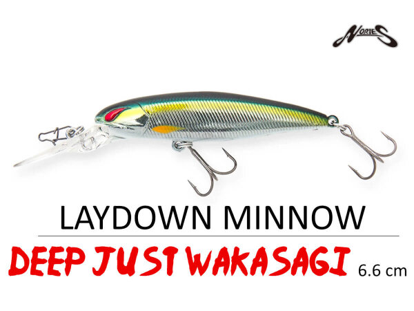 Nories Laydowm Minnow Deep Just Wakasagi