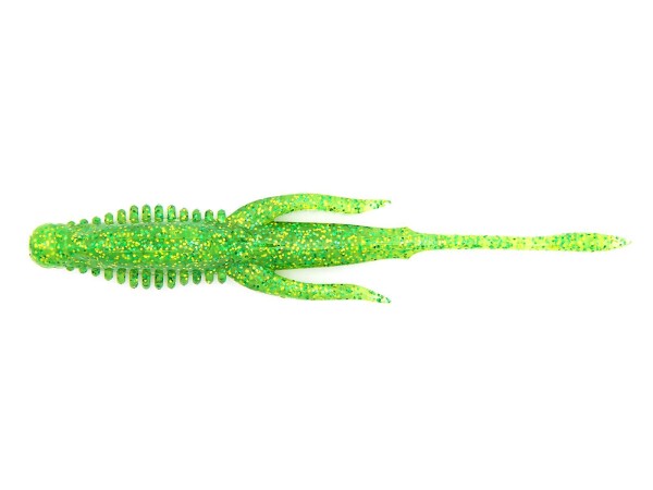 Nories Hulabug 4.5" / 10.5 cm (033) Chartreuse Gold + Green Flk.