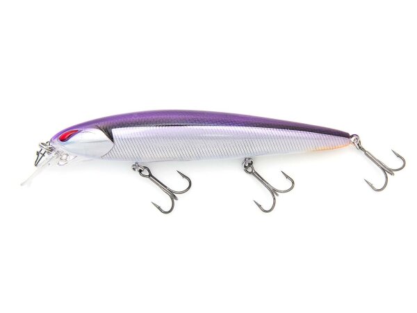 Nories Laydown Minnow MID 110 (297) Live Purple Wakasagi
