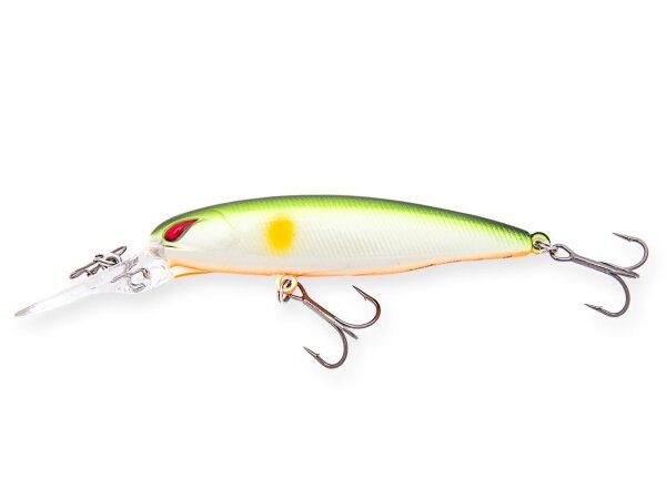 Nories Laydown Minnow Deep Just Wakasagi Lime Ayu/Orange Belly