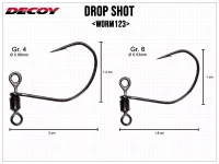 DECOY Drop Shot Worm123
